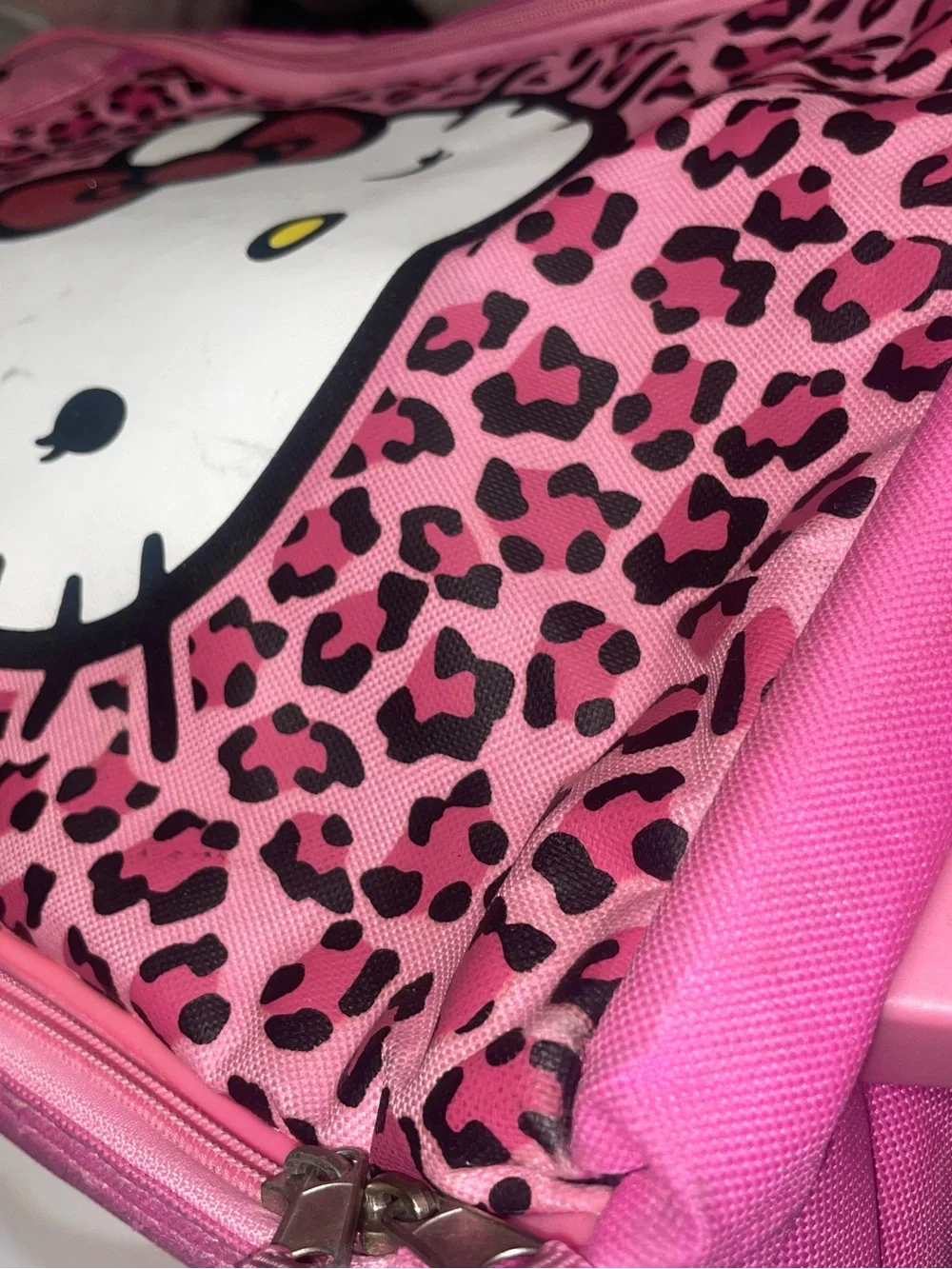 Hello Kitty 2014 Pink Rolling Backpack
